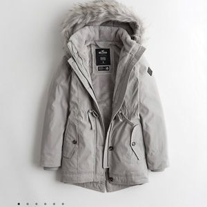 Hollister cozy lined parka jacket